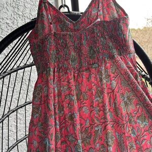 Floral Pink Maxi Dress